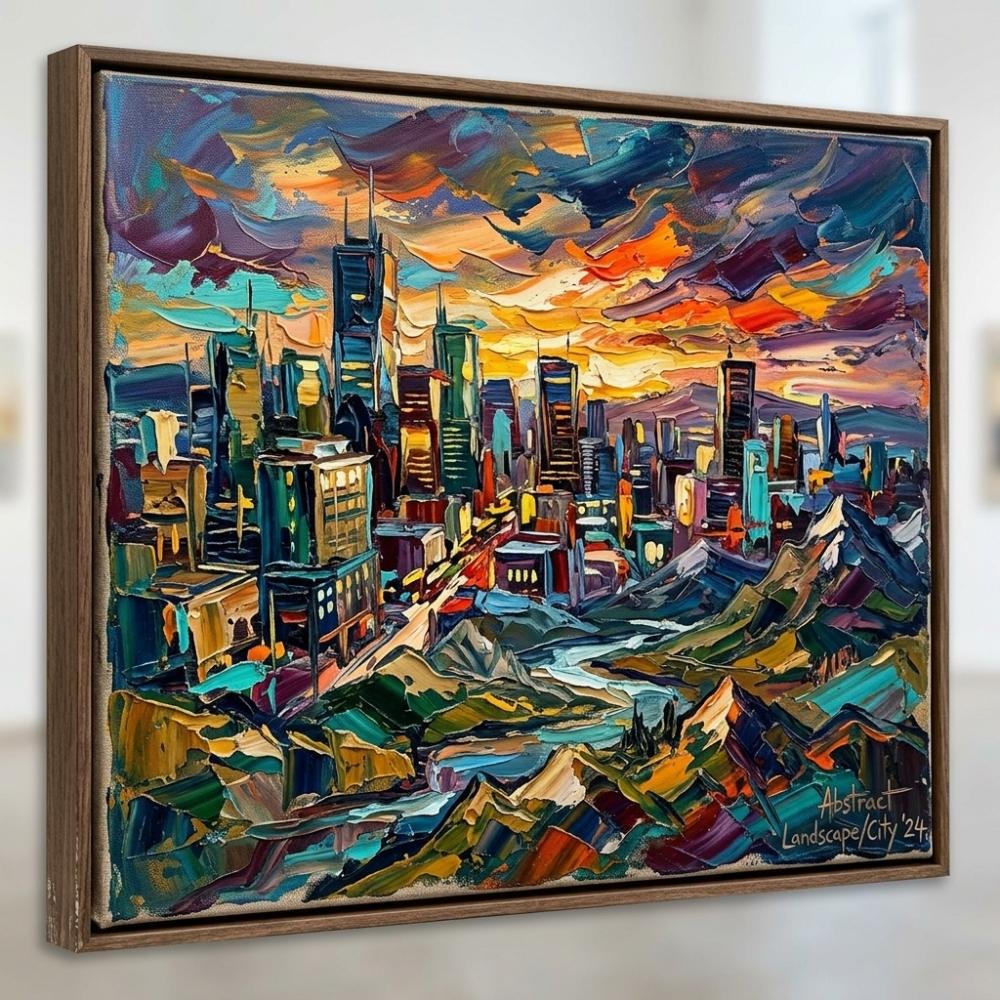 Exploring the Beauty of Abstract Palette Knife Art for Creative Home Styling