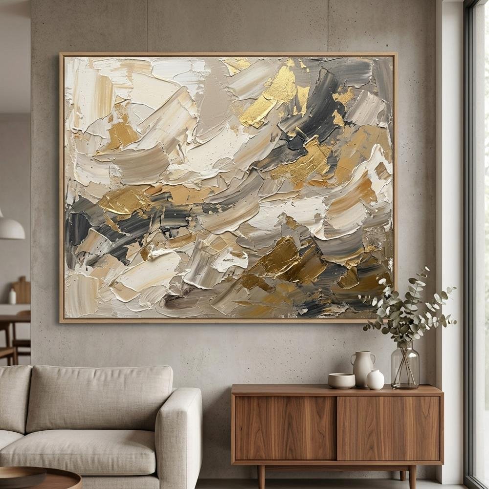 Decorating with Contemporary Texture Paintings in Fine Arts Curation