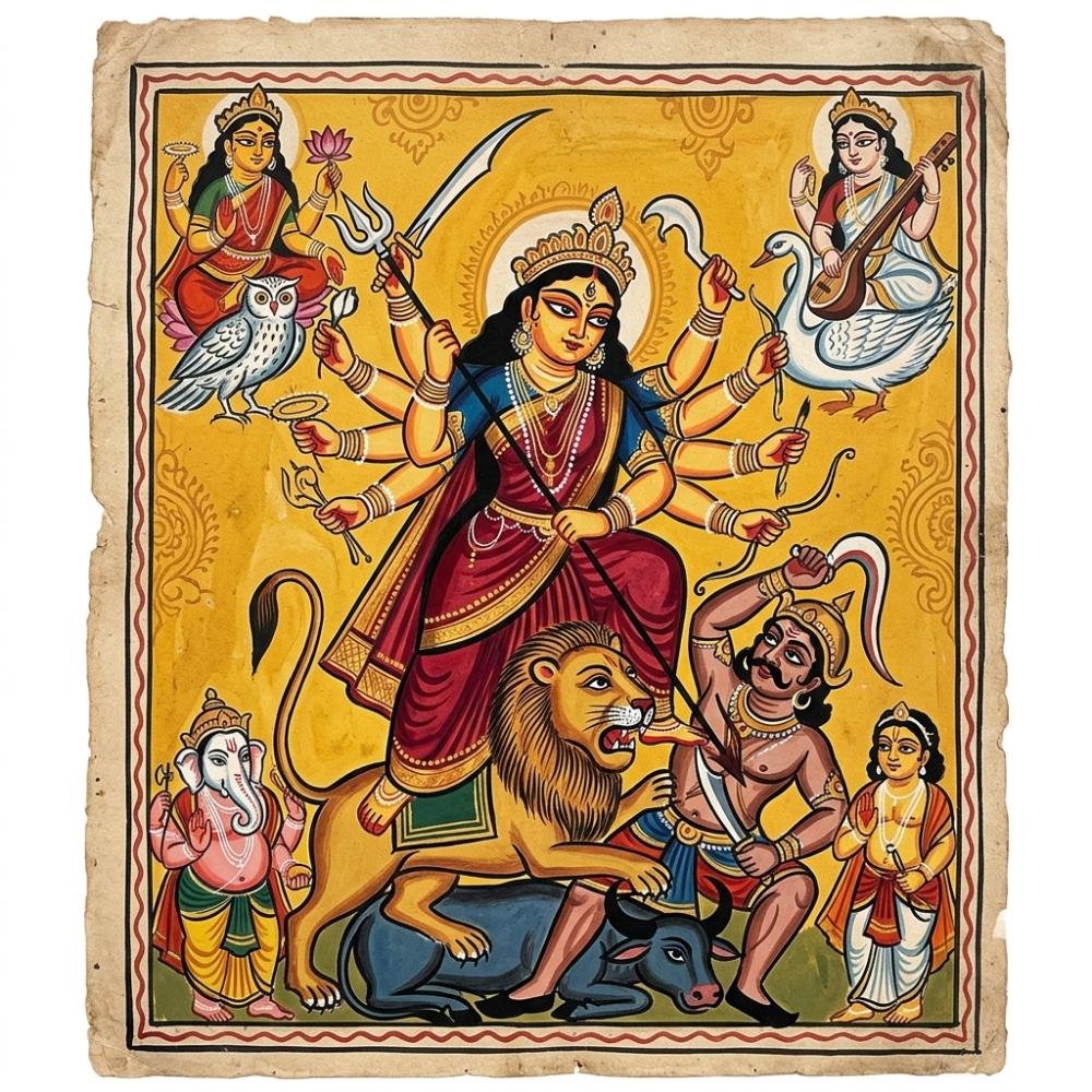 Secrets of Kalighat Bazaar Paintings for Creative Home Styling