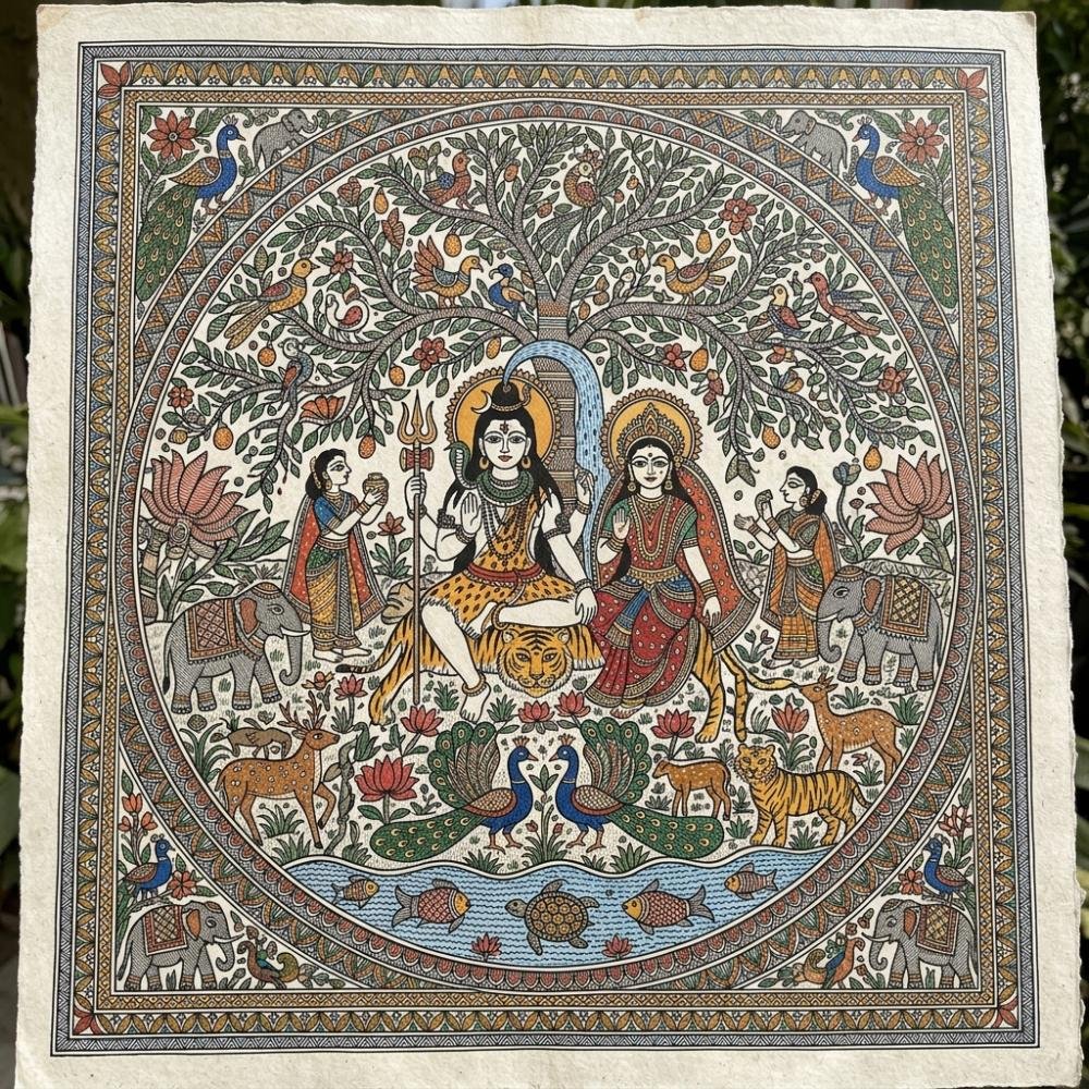 The Deep Symbolism in Madhubani Tribal Art for Modern Living Rooms