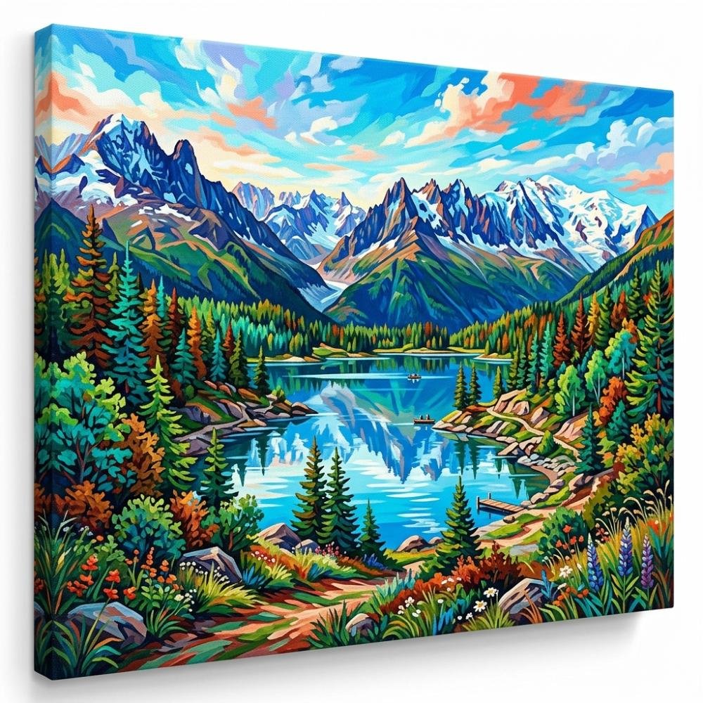 Mastering Modern Acrylic Landscapes in Fine Arts Curation