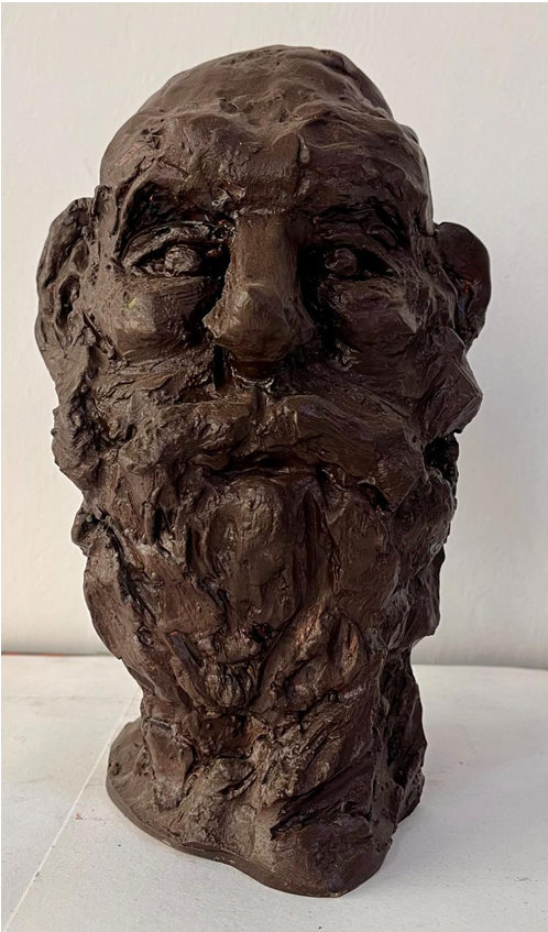 Old Man Sculpture