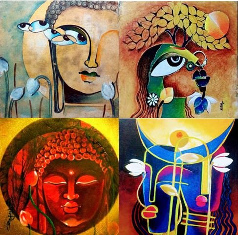 Original Modern Art by Rajesh Rawat