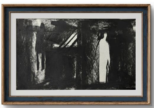 Original Charcoal Painting by Mohd Danish
