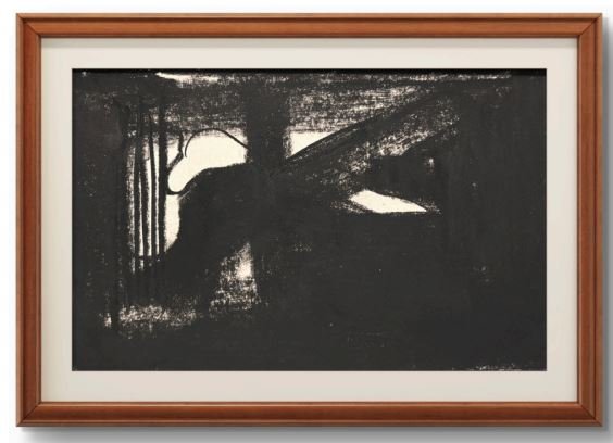 Original Charcoal Painting by Mohd Danish
